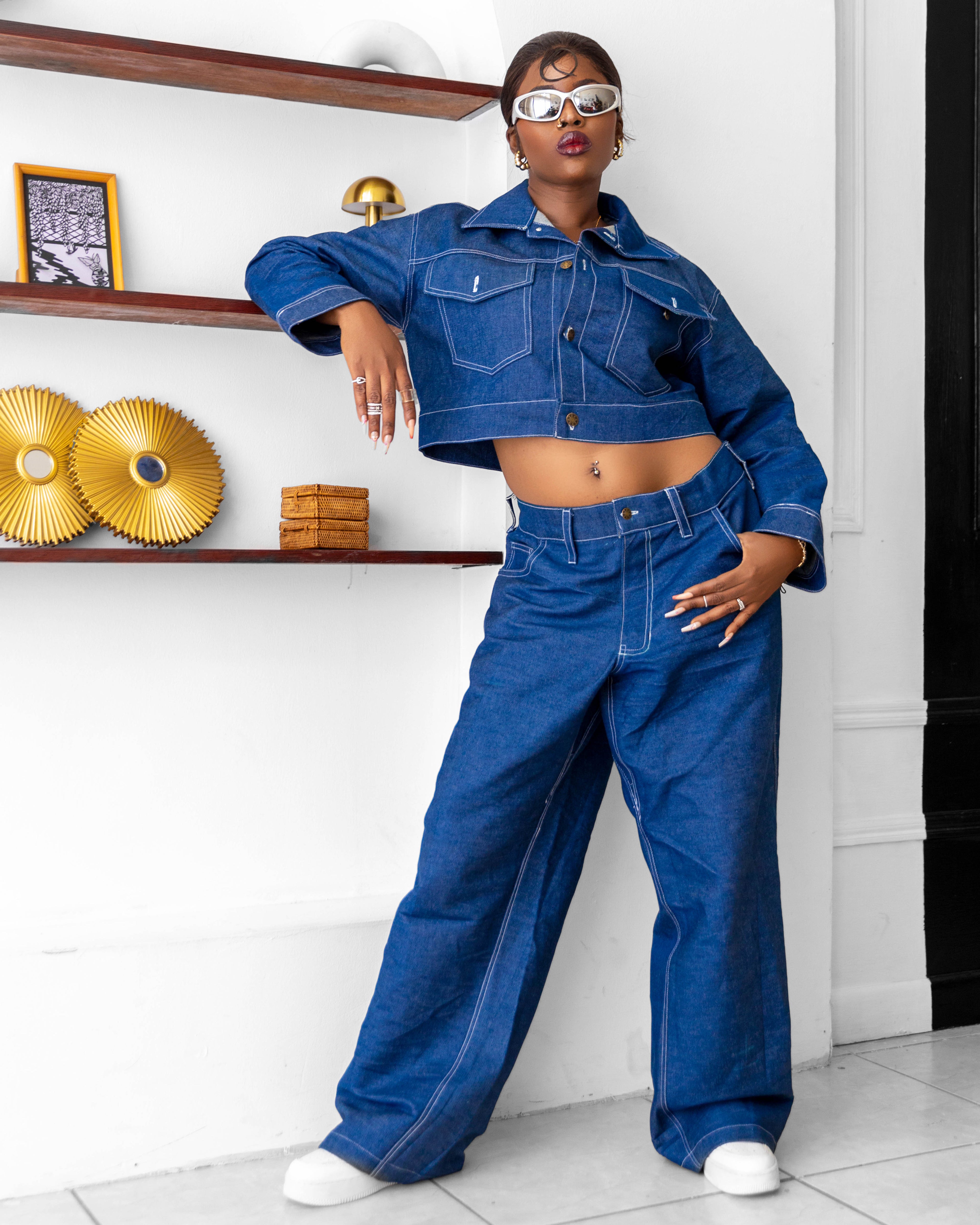 Denim jacket & pants