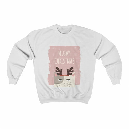 women’s Meowy Christmas sweatshirt