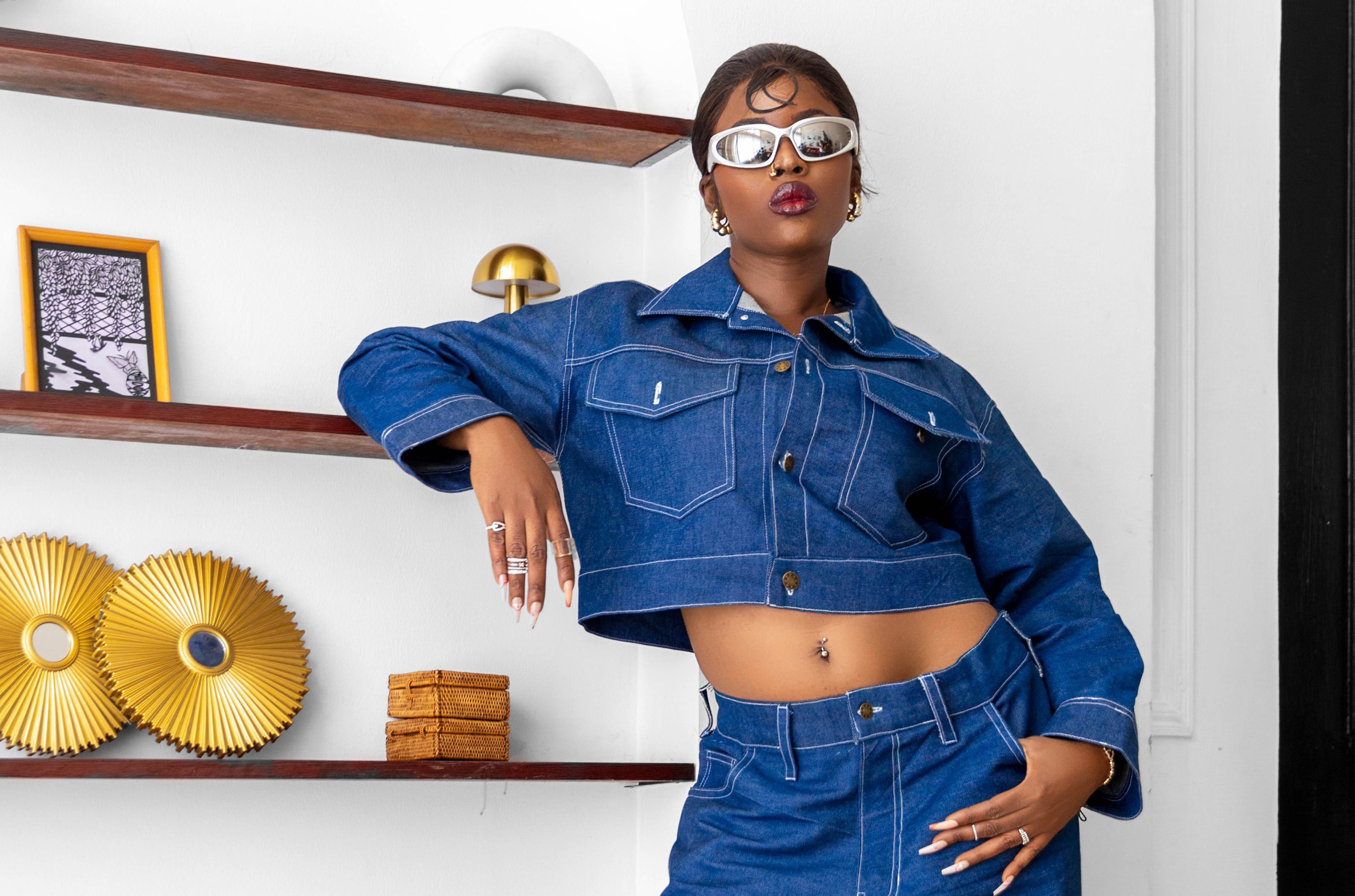 Denim jacket & pants