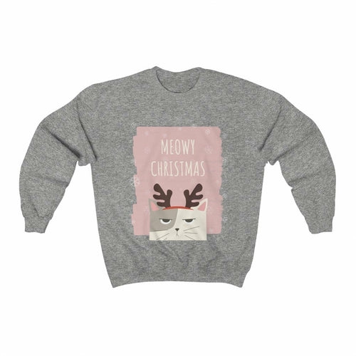 women’s Meowy Christmas sweatshirt