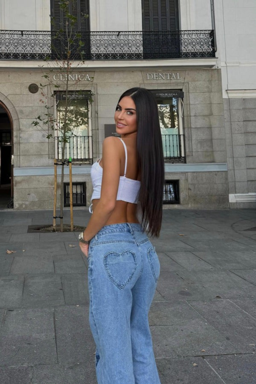 Straight Fit Denim Jeans