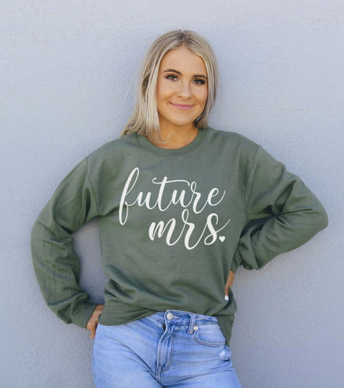 custom bride sweatshirt