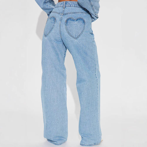 Straight Fit Denim Jeans