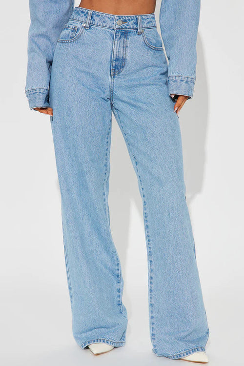 Straight Fit Denim Jeans