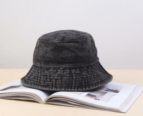 Faded Denim Bucket Hat