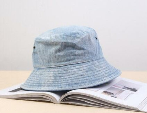 Faded Denim Bucket Hat